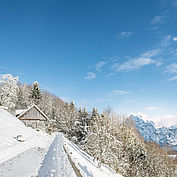 Winterlandschaft rund um das Landhotel Das Traunsee 