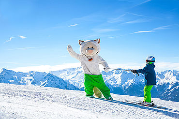 Skifahren mit Kinder in der Winkkogel Arena, © Wildkogel-Arena Neukirchen & Bramberg