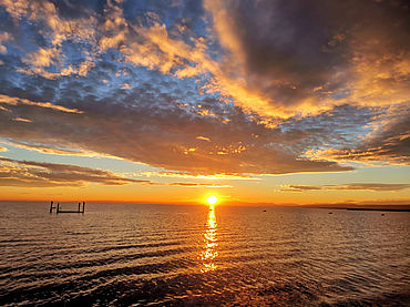 Sonnenuntergang, (c) Neusiedler See Tourismus/Göschl , Tourismusverband Nordburgenland