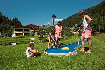 Minigolf im Landhotel Alpenhof