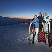 Tourismusbüro Bramberg - Die längste beleuchtete Rodelbahn der Welt