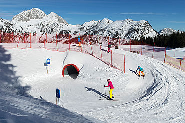 Fun im Schnee, (c) nassfeld.at  Fotograf: Daniel Zupanc (Daniel Zupanc-Fotografie)