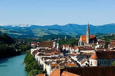 Blick über Steyr vom Taborturm © Ralf Hochhauser 