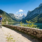 Montainbiken am Gosausee - copyrights OOE Tourismus Hochhauser