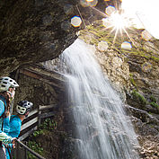 © Salzburger Saalachtal - Wasserfall in der Vorderkaserklamm 