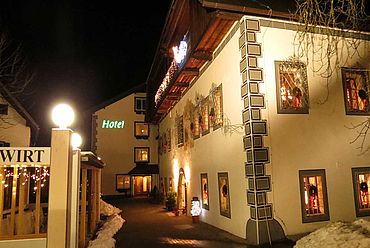 © Landhotel Agathawirt - Hotelansicht Winter 