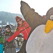 Skispass mit dem Pinguin © rol 