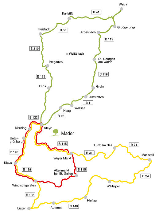 Die schönsten Motorrad-Touren in Oberösterreich