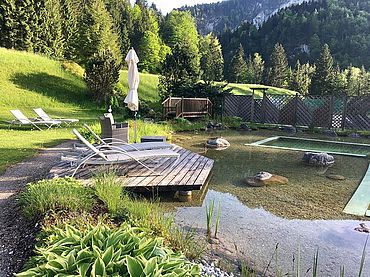 Naturbadeteich Landhotel Schütterbad