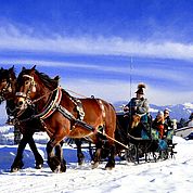 © TVB Abtenau - Winterliche Pferdekutschenfahrt durch Abtenau 