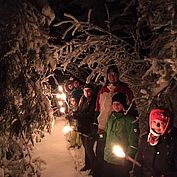 winterliche Fackelwanderung winterliche Fackelwanderung