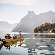 Malerische Überfahrt - Das Traunsee Gastgeber Wolfgang Gröller