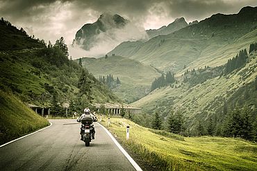 Motorradtour durch die Alpen in Salzburg