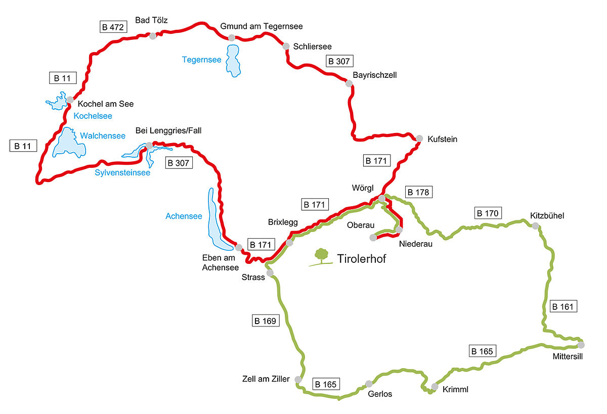 Die schönsten Motorrad Touren von Tirol bis Oberbayern