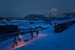Fackelwanderung in der verschneiten Winterlandschaft rund um das LANDHOTEL DAS TRAUNSEE Fackelwanderung in der verschneiten Winterlandschaft rund um das LANDHOTEL DAS TRAUNSEE