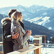 Landhotel Edelweiss - Romatisches Panorama von der Terasse in die Wagrainer Bergwelt