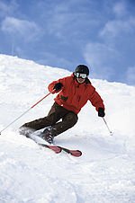 Abfahrtsspaß im Pulverschnee Abfahrtsspaß im Pulverschnee