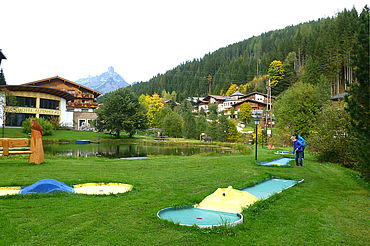 Minigolf im Landhotel Alpenhof 