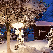 Hotel Eichingerbauer****S Mondsee Garten im Winter