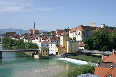 Blick auf Steyrer Altstadt © Wolfgang Hack 