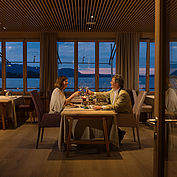 Romantik im Restaurant Bootshaus
