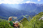 Ausblick von der Hutterer Hoess in Hinterstoder Ausblick von der Hutterer Hoess in Hinterstoder