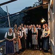 5 Jahre Restaurant Bootshaus - Das eingespielte Team freut sich über den gemeinsamen Erfolg