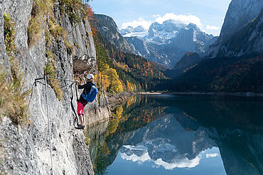 Klettersteig Gosausee, (c) Rudi Kain Photografie