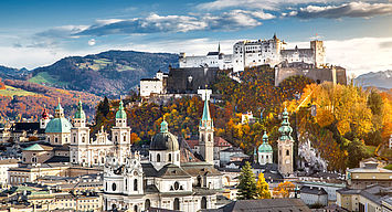 Kulturstadt Salzburg eingebettet in malerische Landschaften