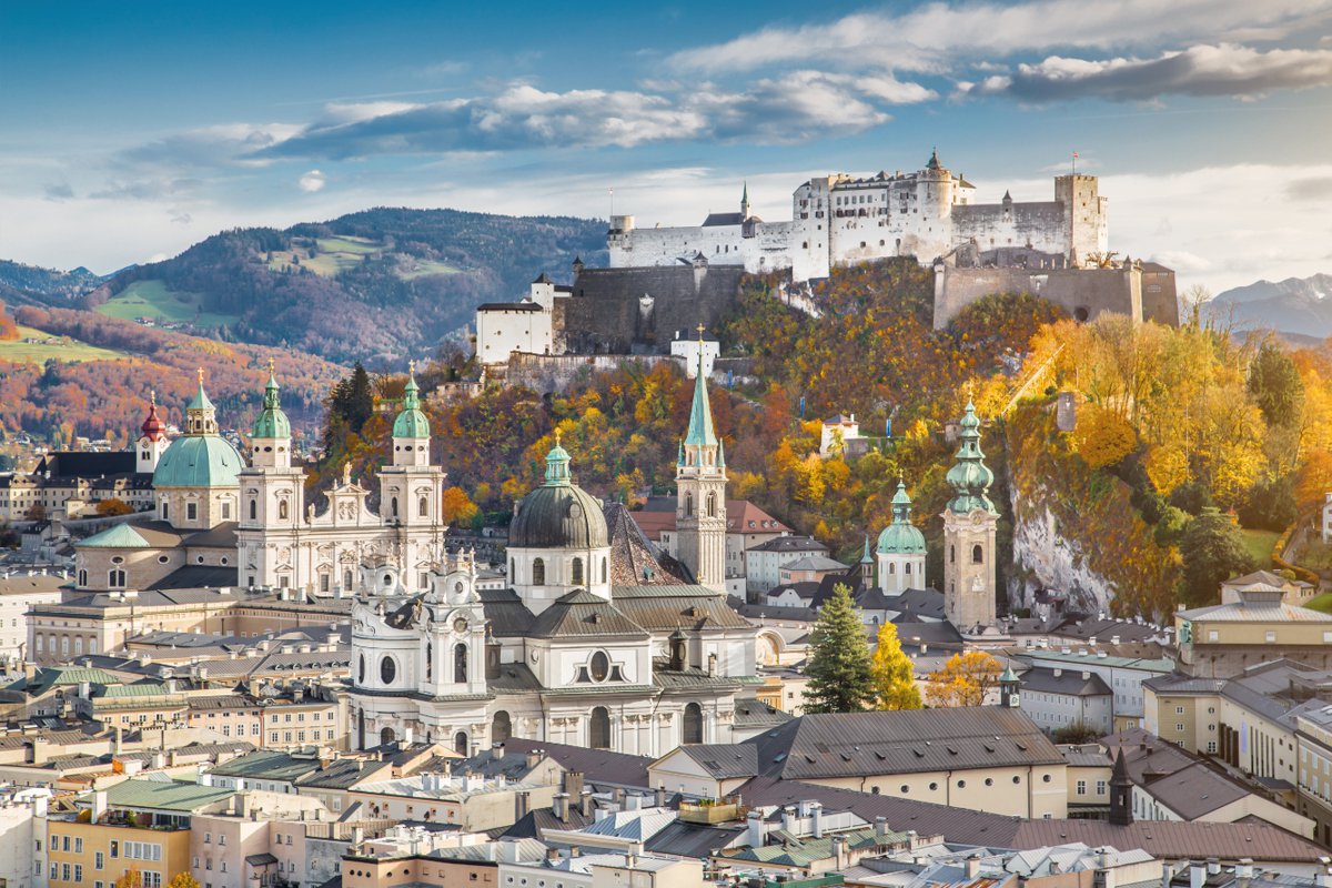 Kulturstadt Salzburg eingebettet in malerische Landschaften
